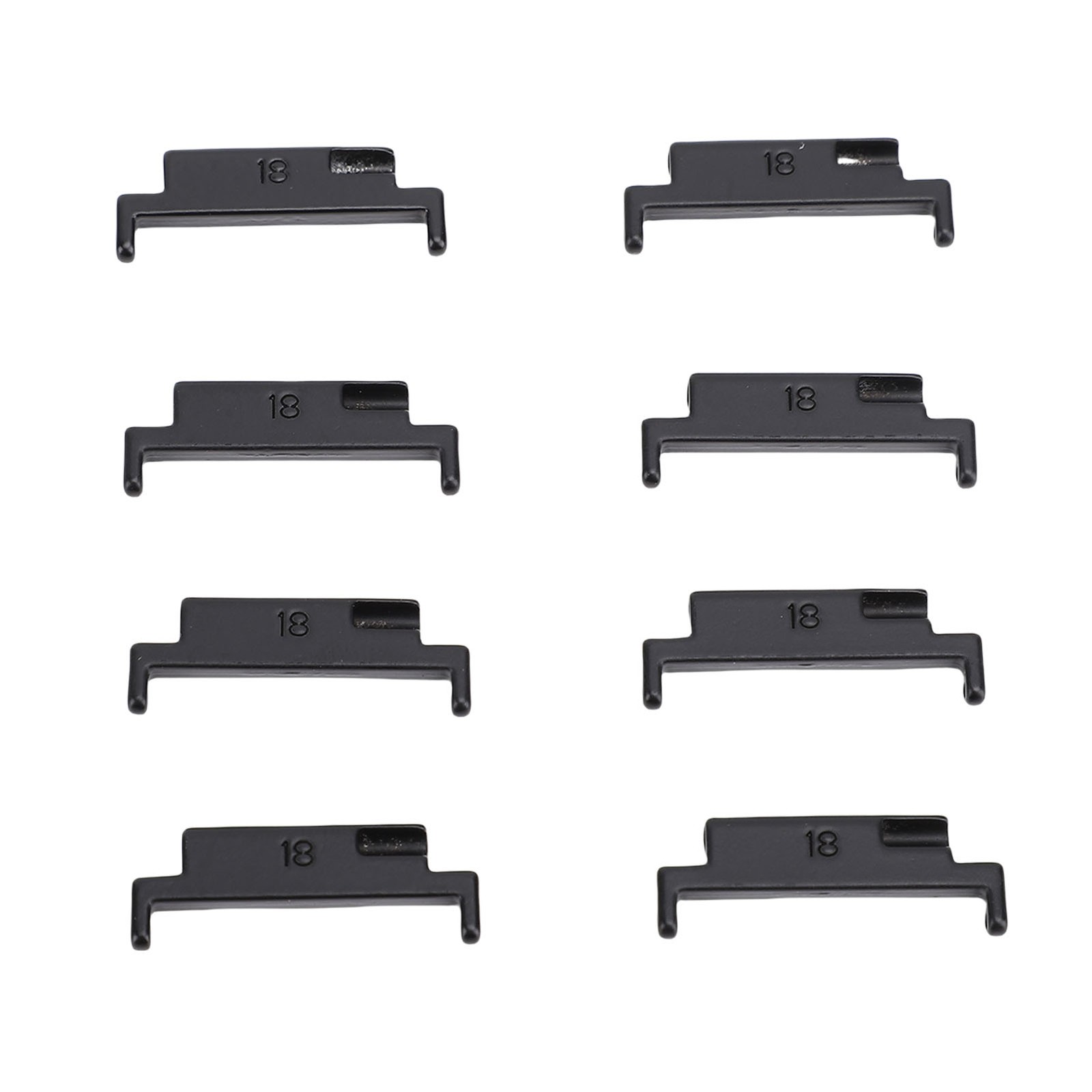 4 Pairs Metal Watch Band Adapter Set Fit For Smart Watch Connector