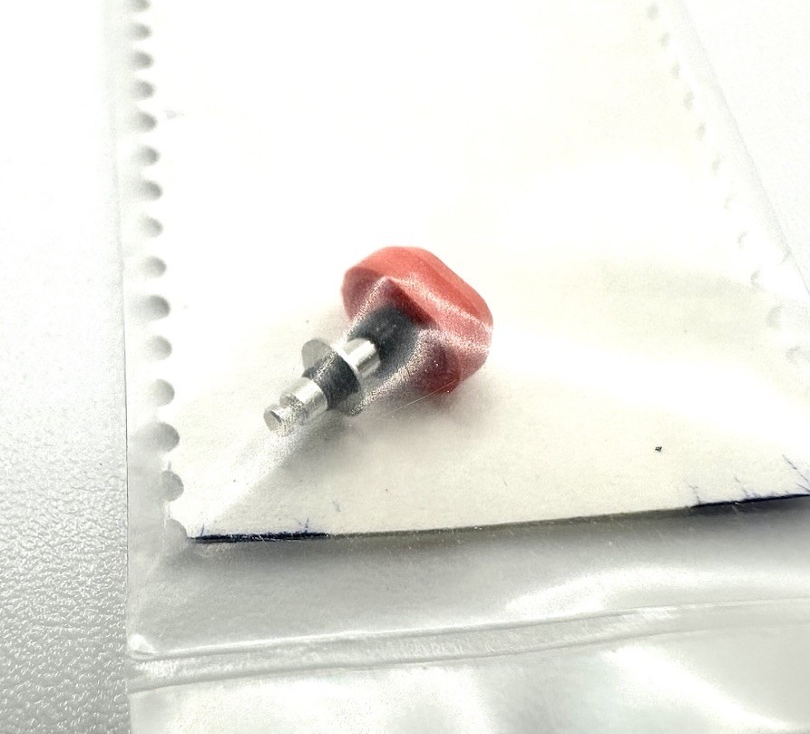 NOS Genuine Vintage Citizen Red Plastic Pusher Push Button Part 508-U071