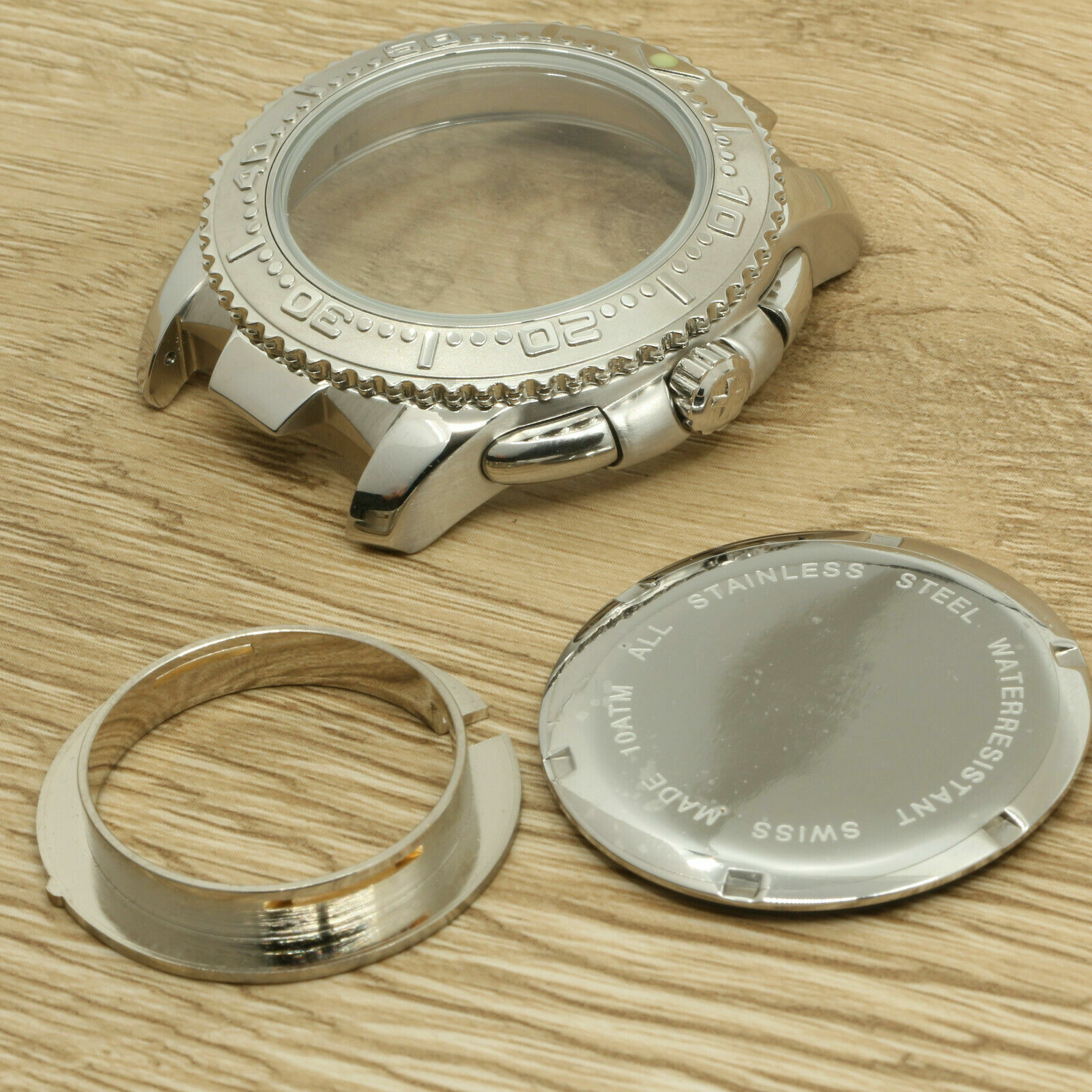 DIY SET ETA 2824-2 WATCH CASE + DIAL + HANDS 43,3mm / DIY BAUSATZ Gehäuse Zeiger