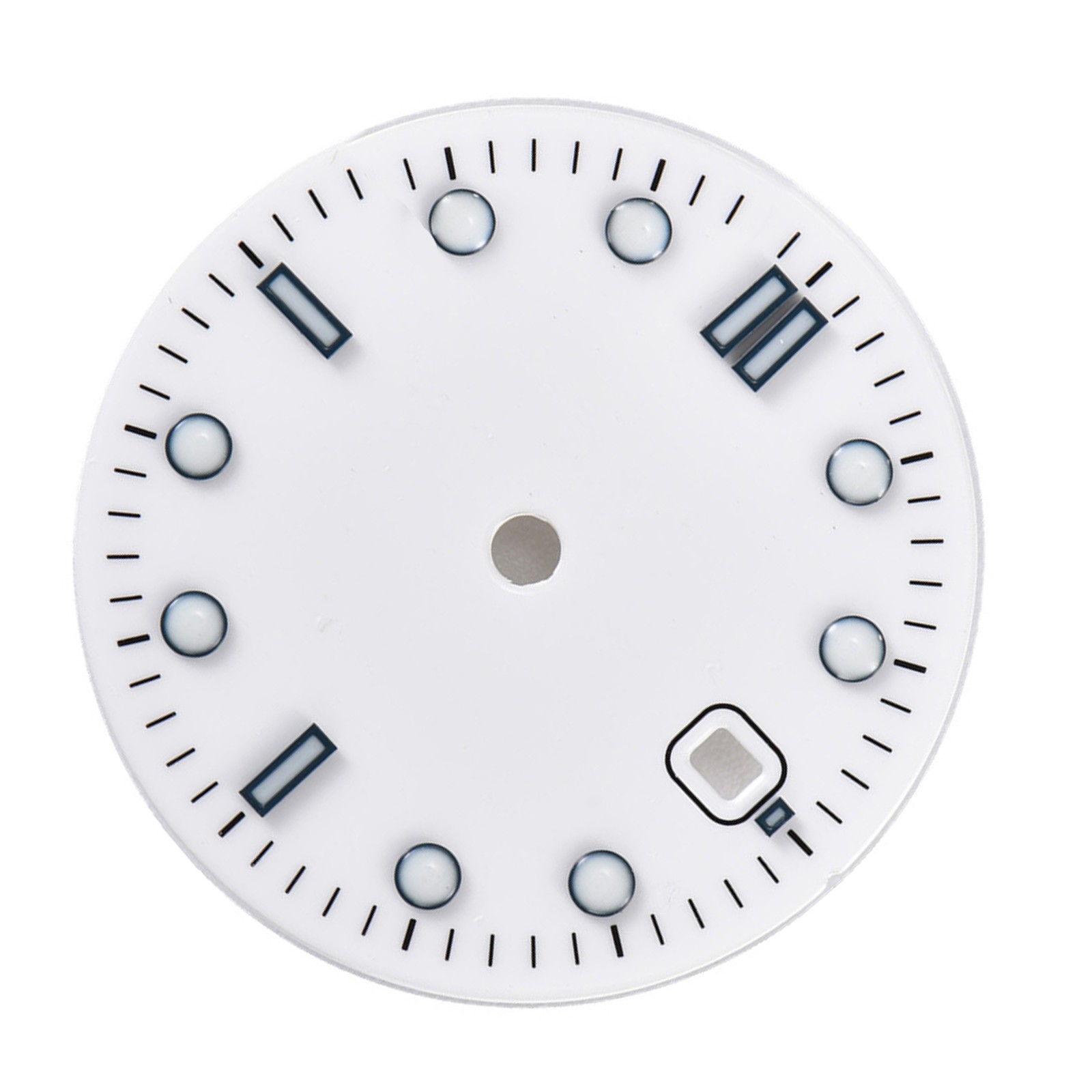White Watch Dial Parts Wih Luminous For ETA 2836/2824 Mingzhu DG2813 Movement D