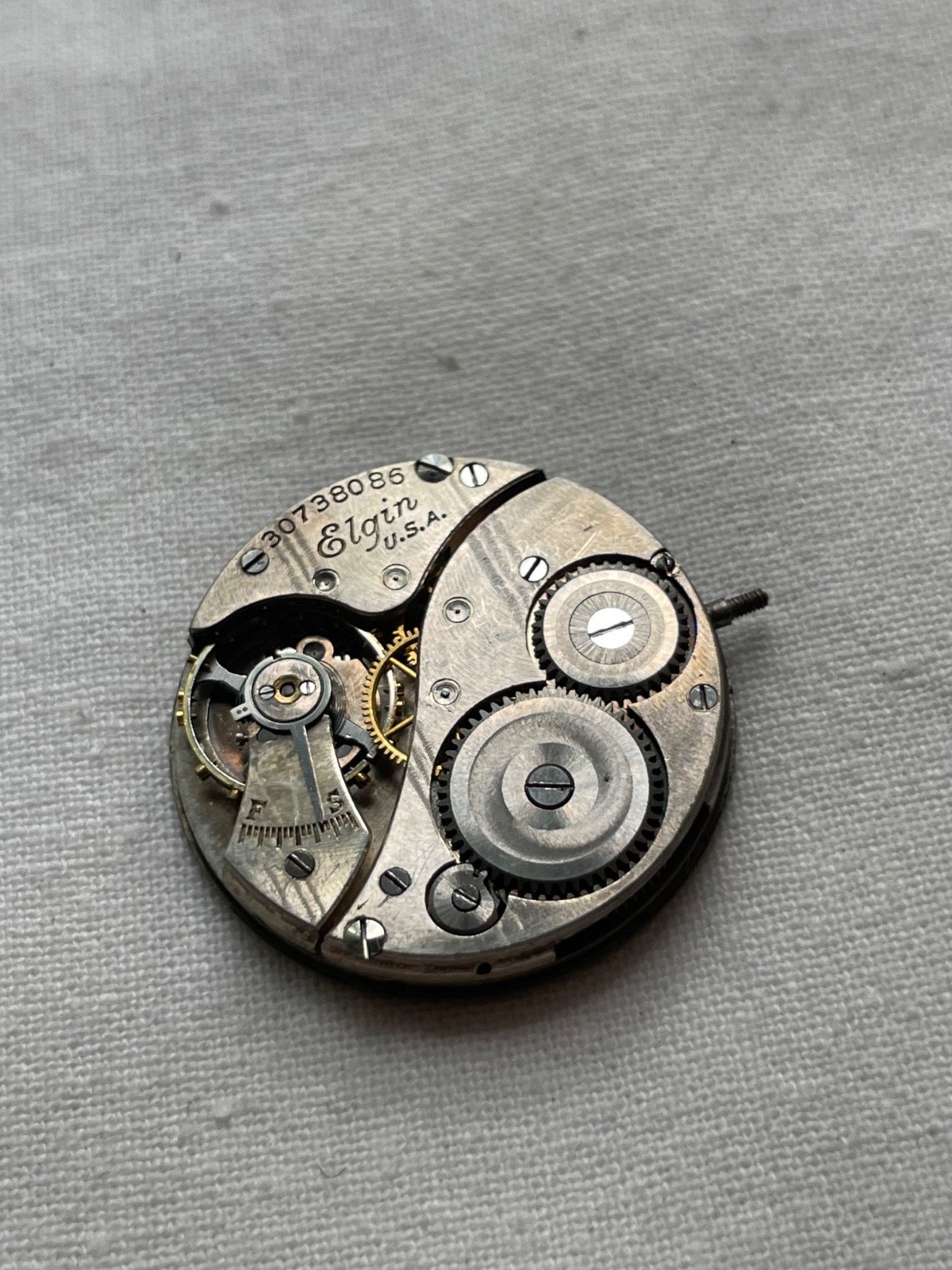 Elgin 6/0s grade 430 – movement for watch AS IS, good balance, lot2007