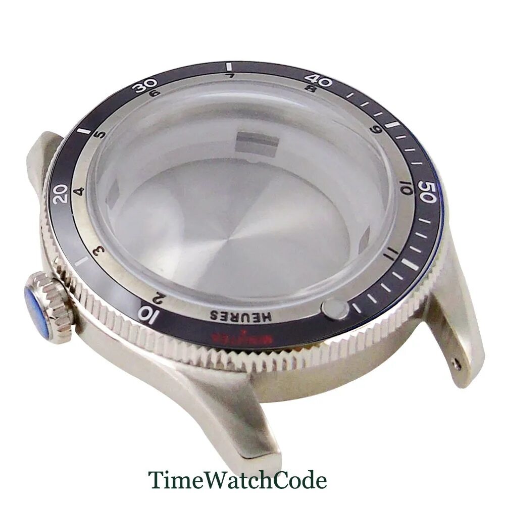 Diving Watch Case for NH35 ETA2824 PT5000 20ATM Double Bow Sapphire Crystal 40mm