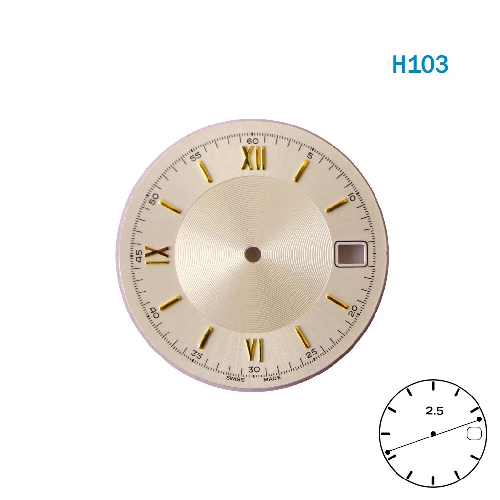 Original Swiss Watch Dial, Size 28MM Code#H103#