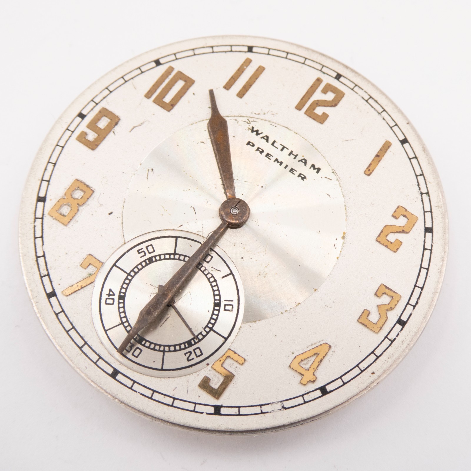 Waltham Grade No. 209 12-Size 17-Jewel Antique Pocket Watch Movement, Runs