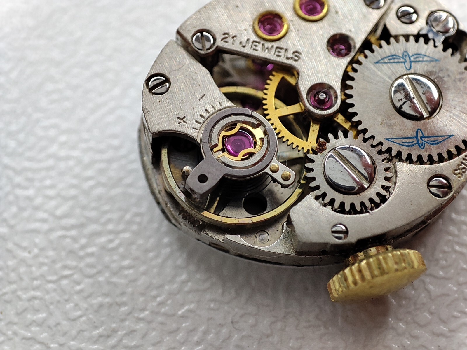 Rotary 21 jewels – Watch movement AS 1777 – 15.8mm – for parts and spares