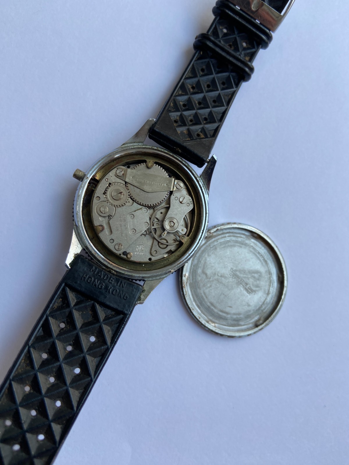 VINTAGE MEN WRIST WATCH SALE FOR PARTS DIVER ENDURA DATE CAL. EB 8800 1 JEWEL