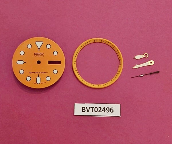 NEW SEIKO ORANGE DIAL HANDS MINUTE TRACK SET 7S26 0030 SKX013 WATCH BVT02496