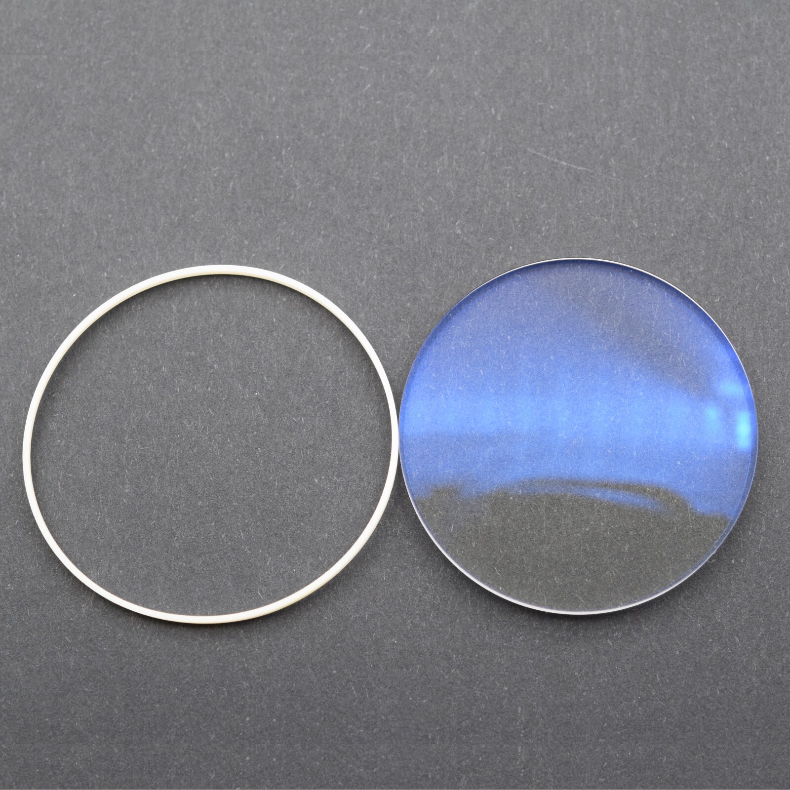 Domed Sapphire Crystal With Gasket For Breitling Super Avenger A13370