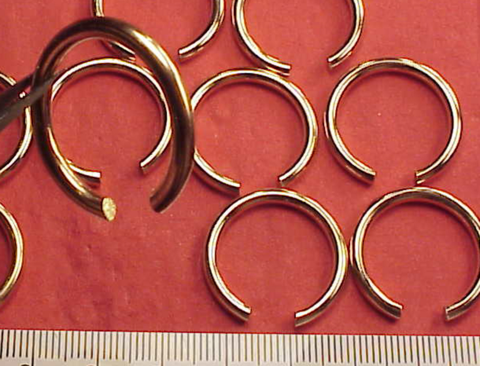 18 Size Pocket Watch Bows 14k Rose Hamilton Plate 10 PIECES in This Listing