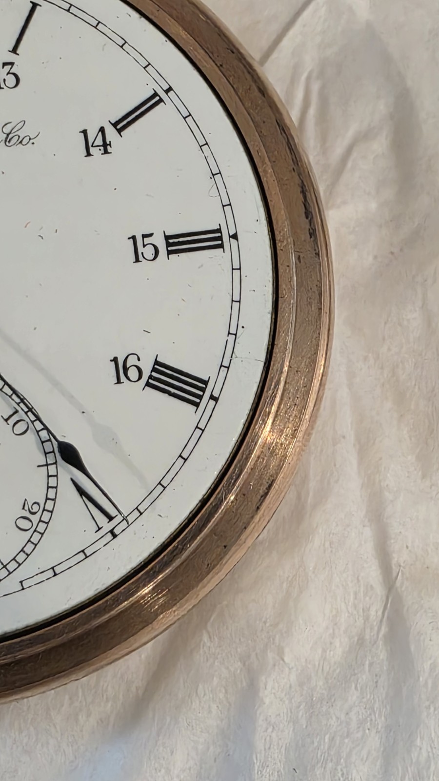 American Waltham Watch Co Grade Bond St 14S Mixed Run 7J-11J Runs Gold Filled