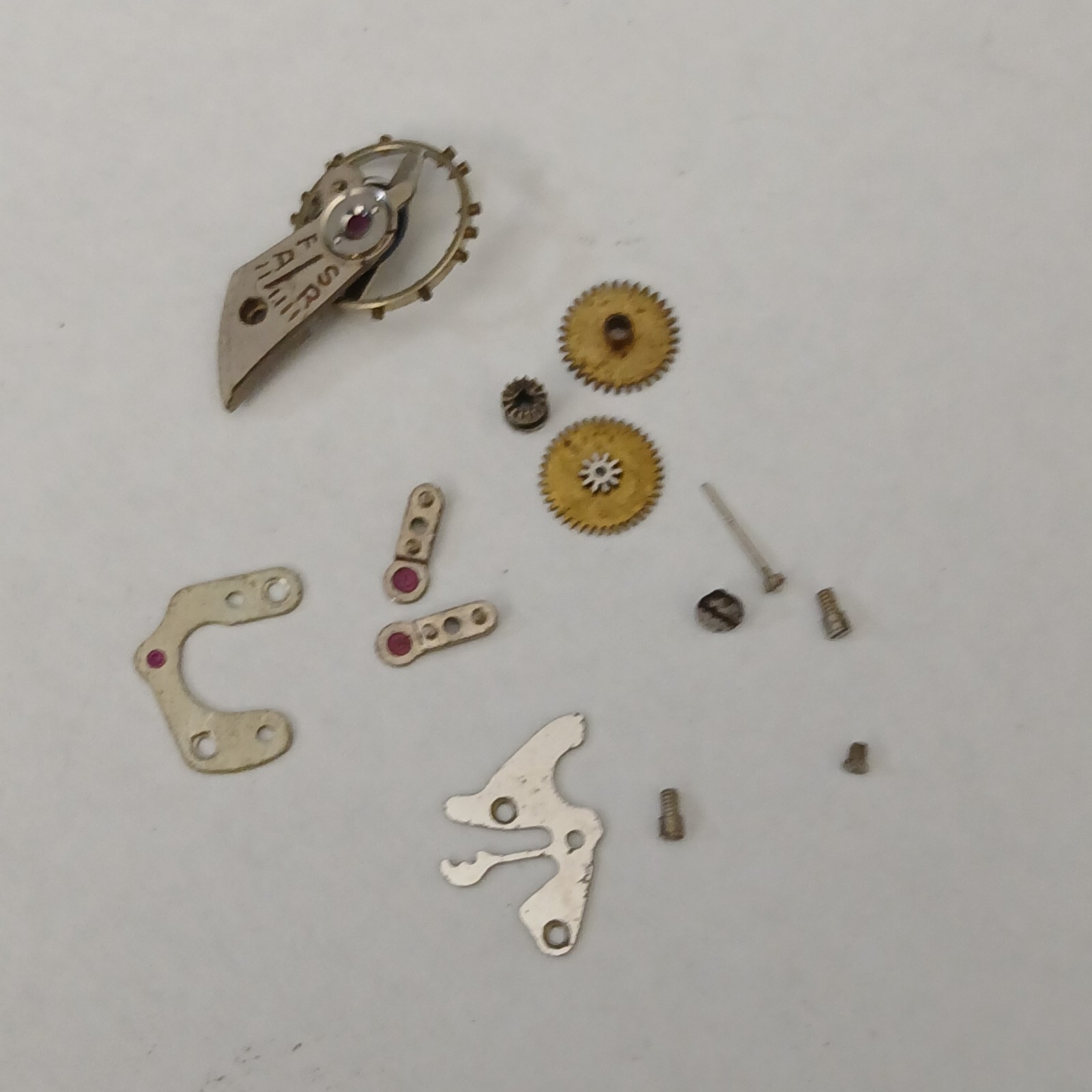 BULOVA 10BA 17J Movement & Parts For Repair Or Parts