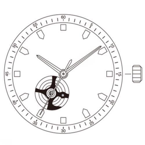 Miyota / Citizen 82S0 Golden Plated Japan Automatic Mechanical Movement