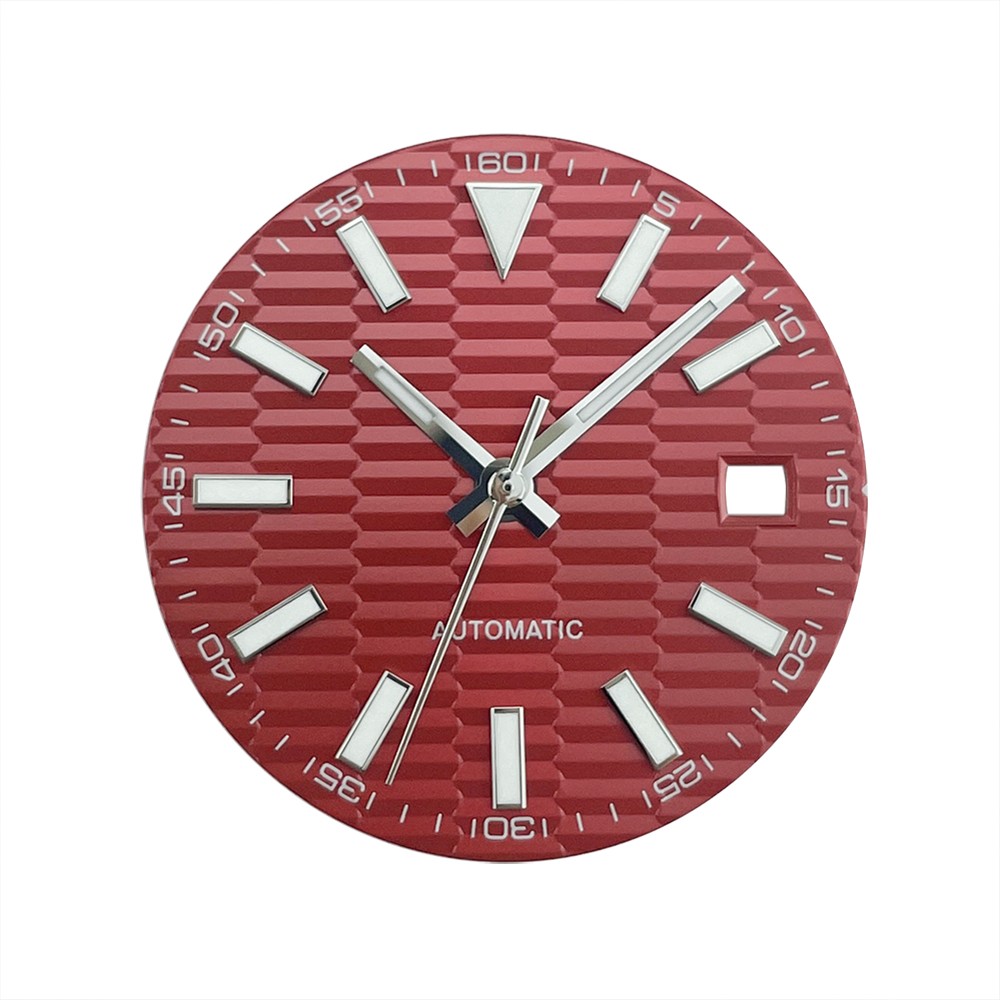 Miyota 8215 DG2813 Compatible 29mm Blue Sterile Watch Dials and Hands