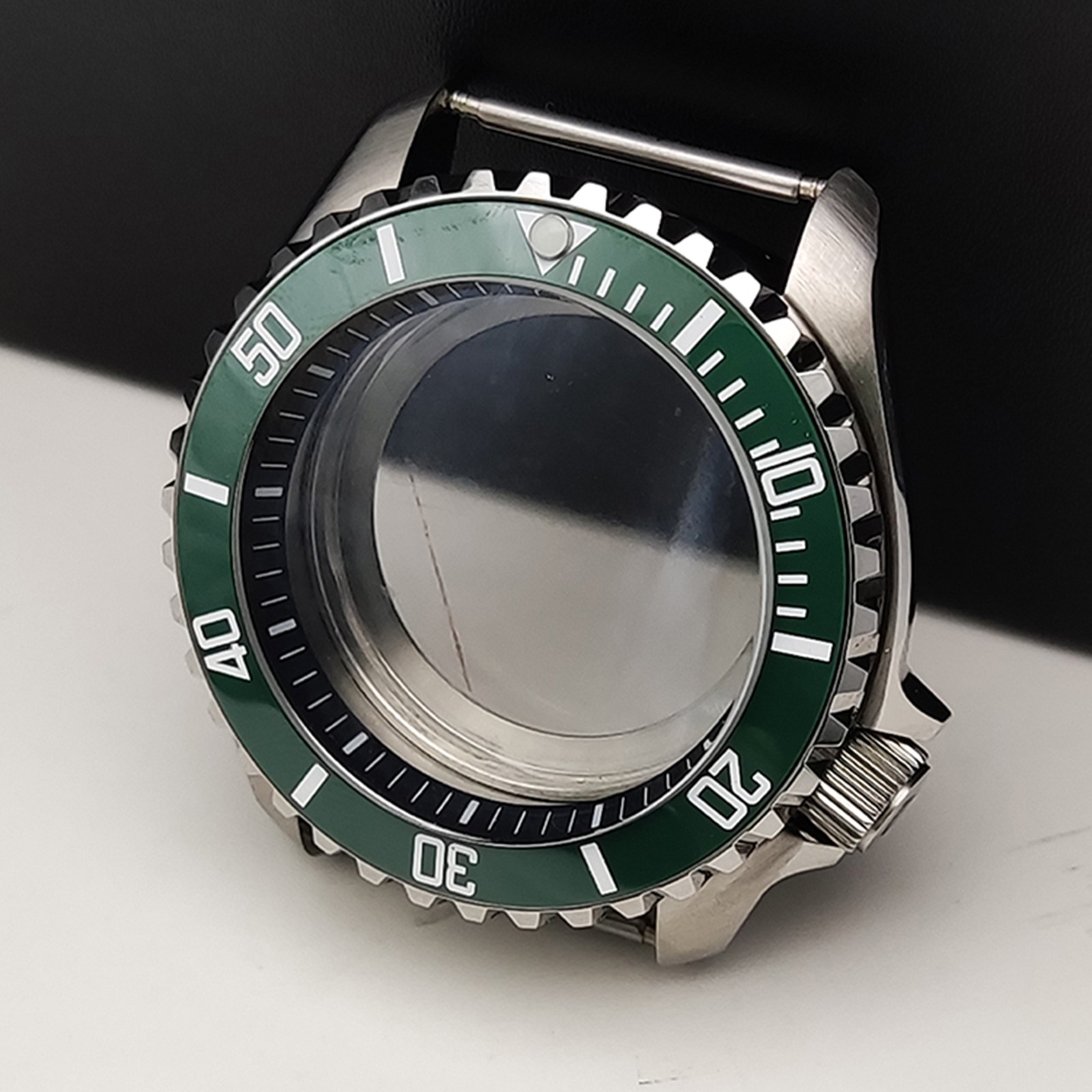 42mm Steel Watch Case Sapphire Glass Modifications for NH35/36/4R/7S Movement