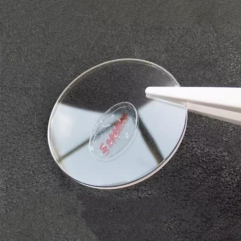 1.5mm Thick Sapphire Flat Round Watch Glass Crystal Diameter 18mm-45mm