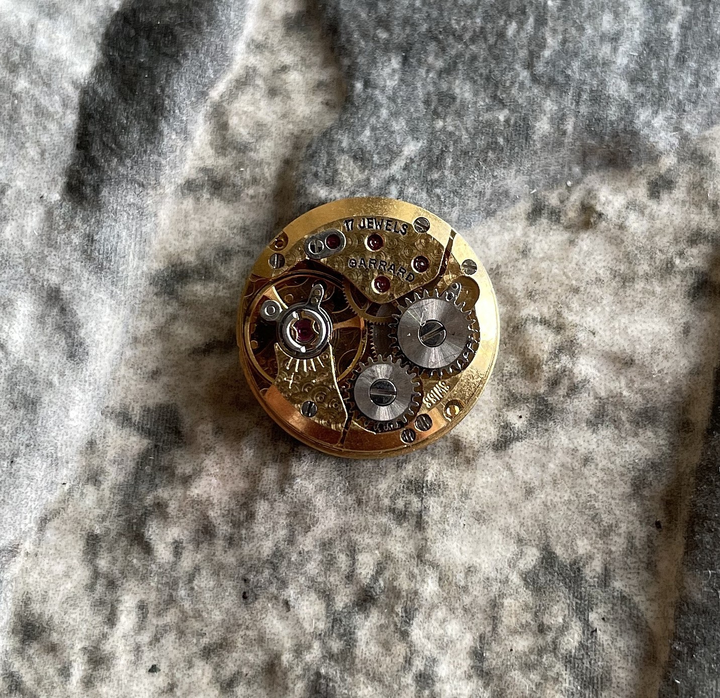 ✩ Vintage GARRARD Swiss Made wristwatch 17 Jewels MOVEMENT