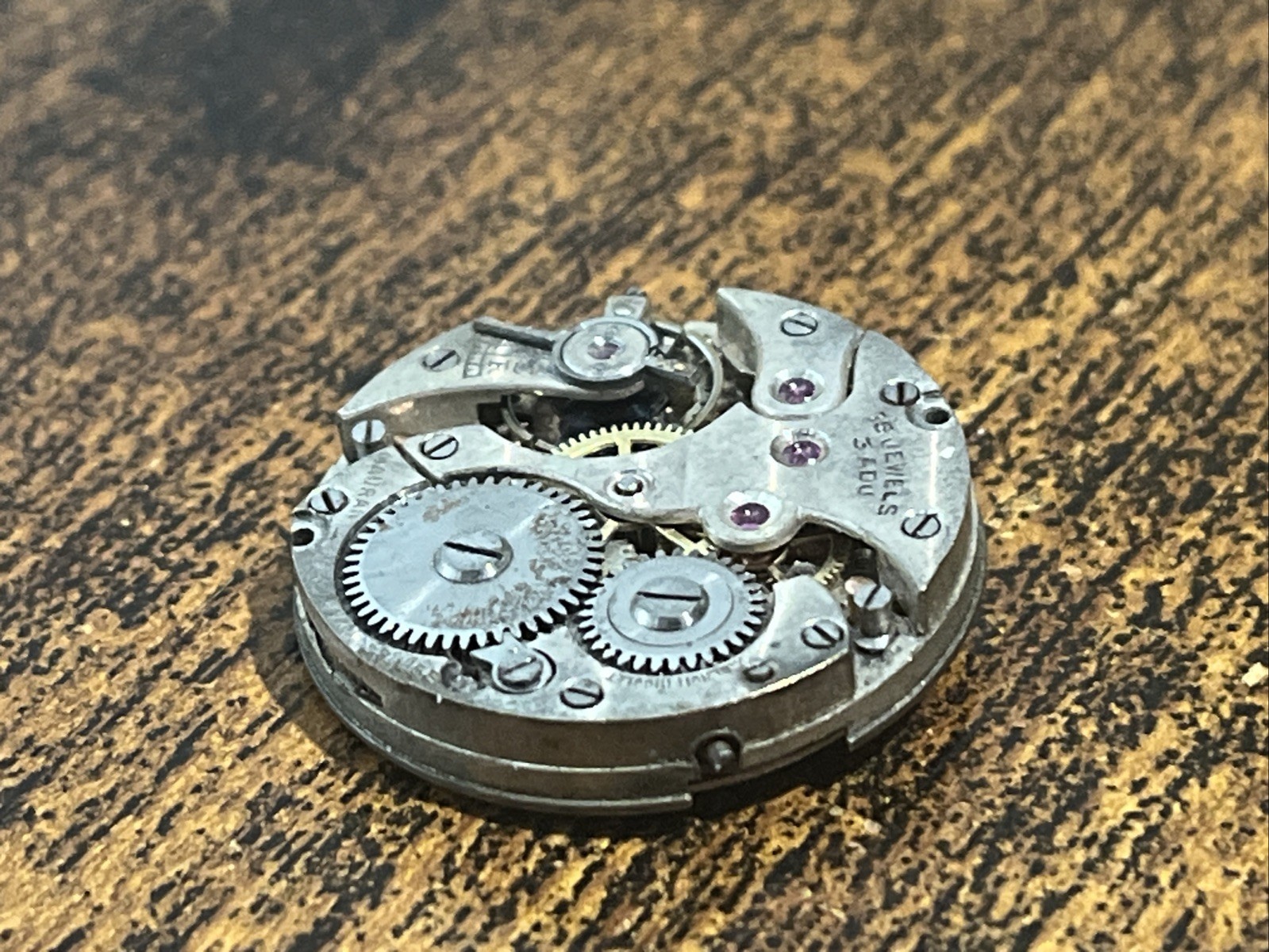 Antique Mauran Pendant Watch Movement 24mm Swiss PARTS BROKEN STEM Collectible