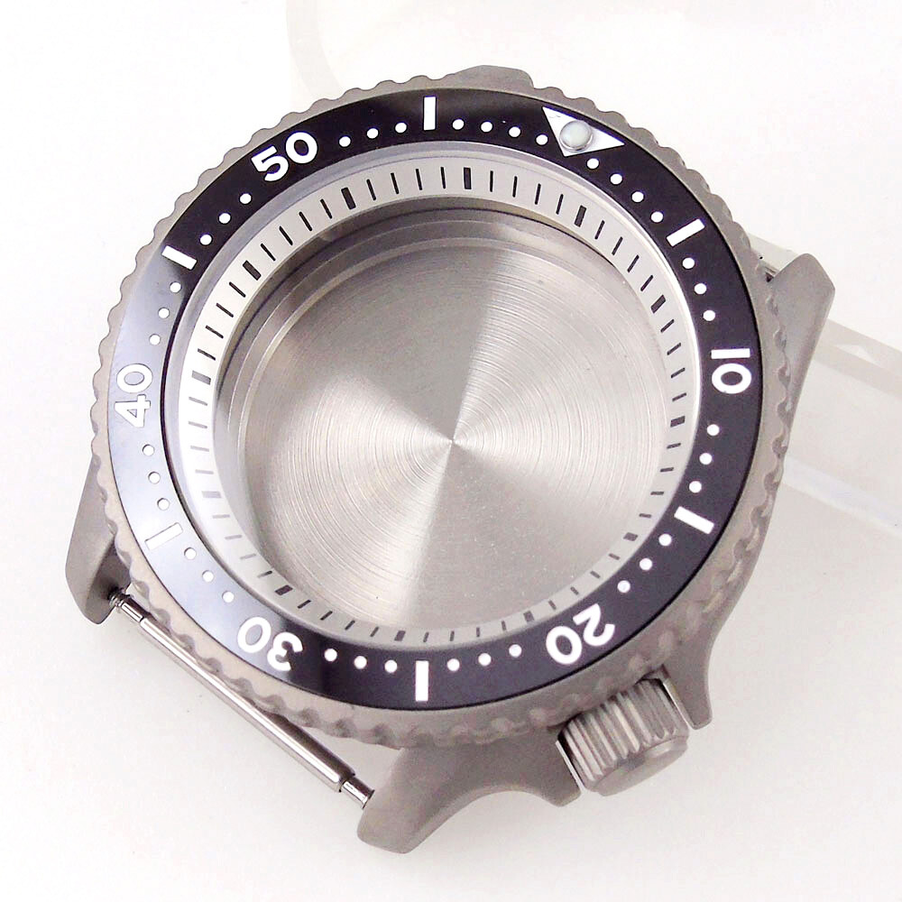 41mm Titanium Sapphire Glass Watch Case 20ATM Diver Fit NH34A NH35A NH36A SKX007