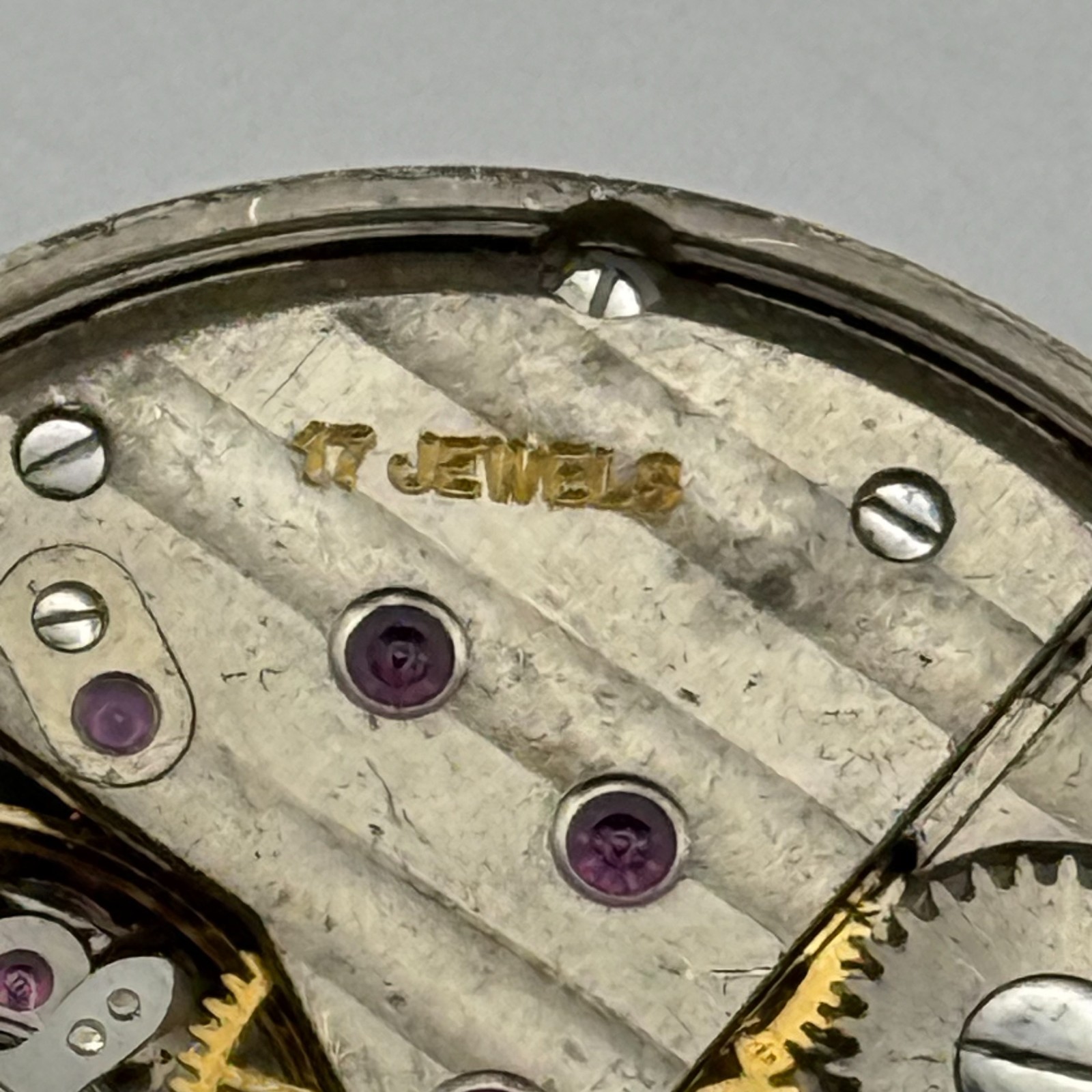 ETA 1120 Watch Movement Garrard Swiss 17 Jewels Sub Seconds Parts Repair 29.1mm