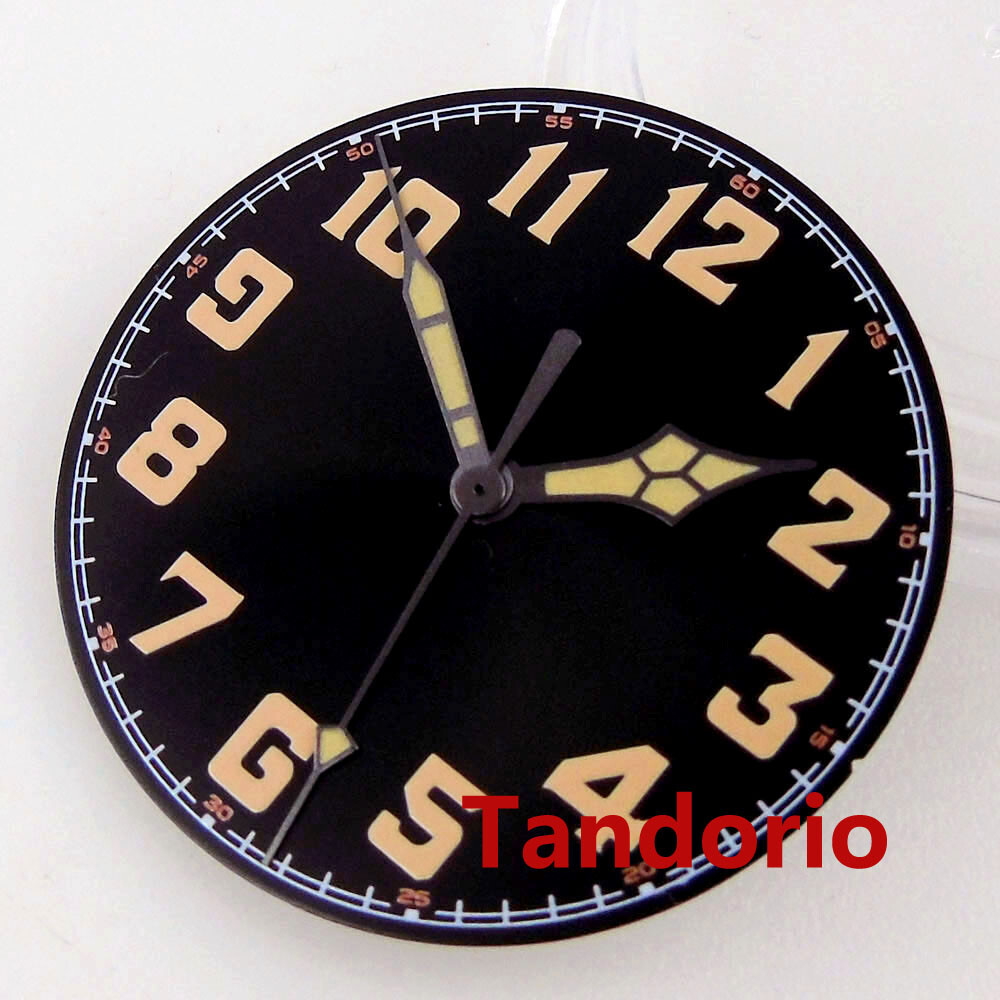 39mm Watch Case for NH35 movement 200m Waterproof Sapphire Crystal Luminous Dial