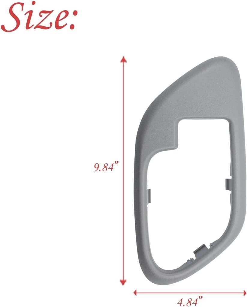 1995-2000 Silverado/GMC Interior Door Handle Trim Bezel Left and Right Gray