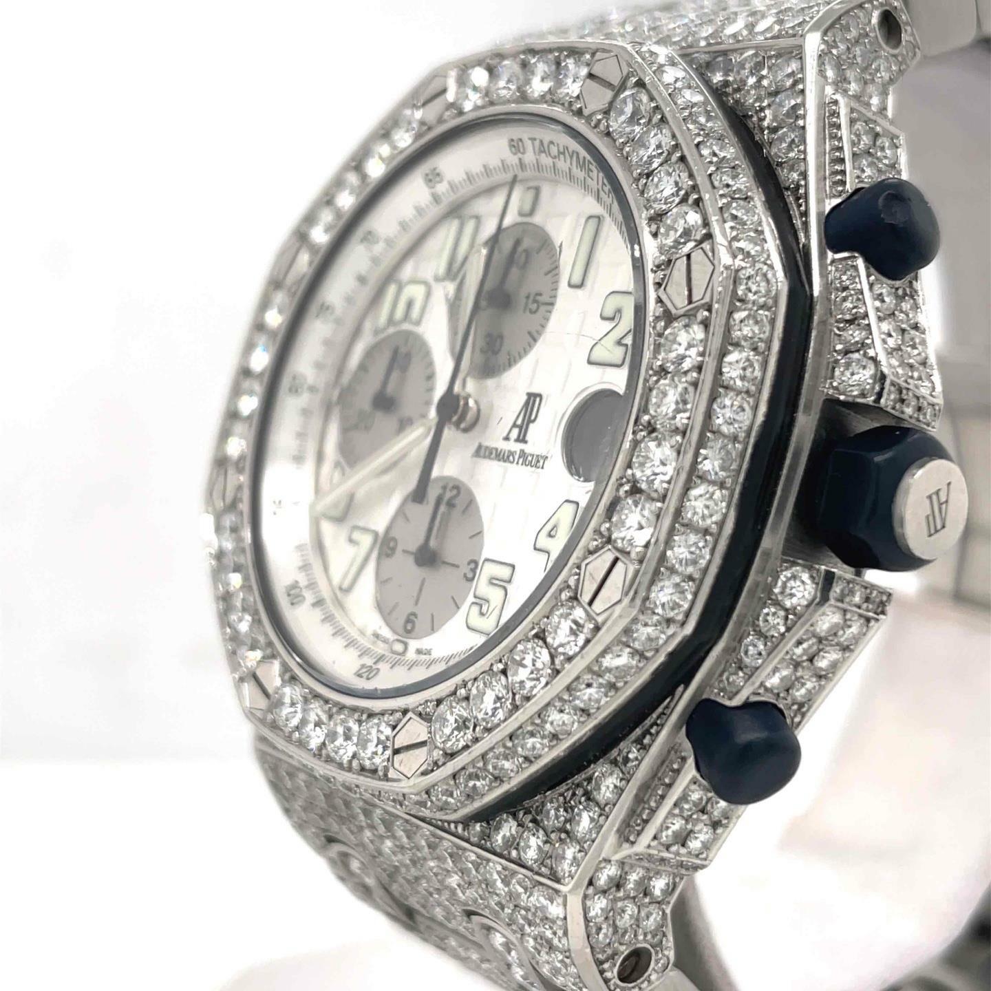 Audemars Piguet Royal Oak Offshore 42 mm Custom Bust Down 25721ST.OO.1000ST.07.A