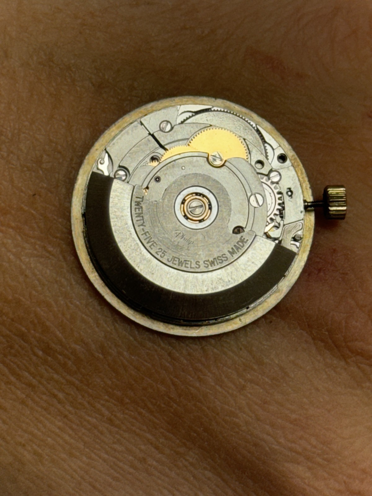 Automatic Date Eta 2824-2 Movement & Dial Philip Watch Swiss Made Running