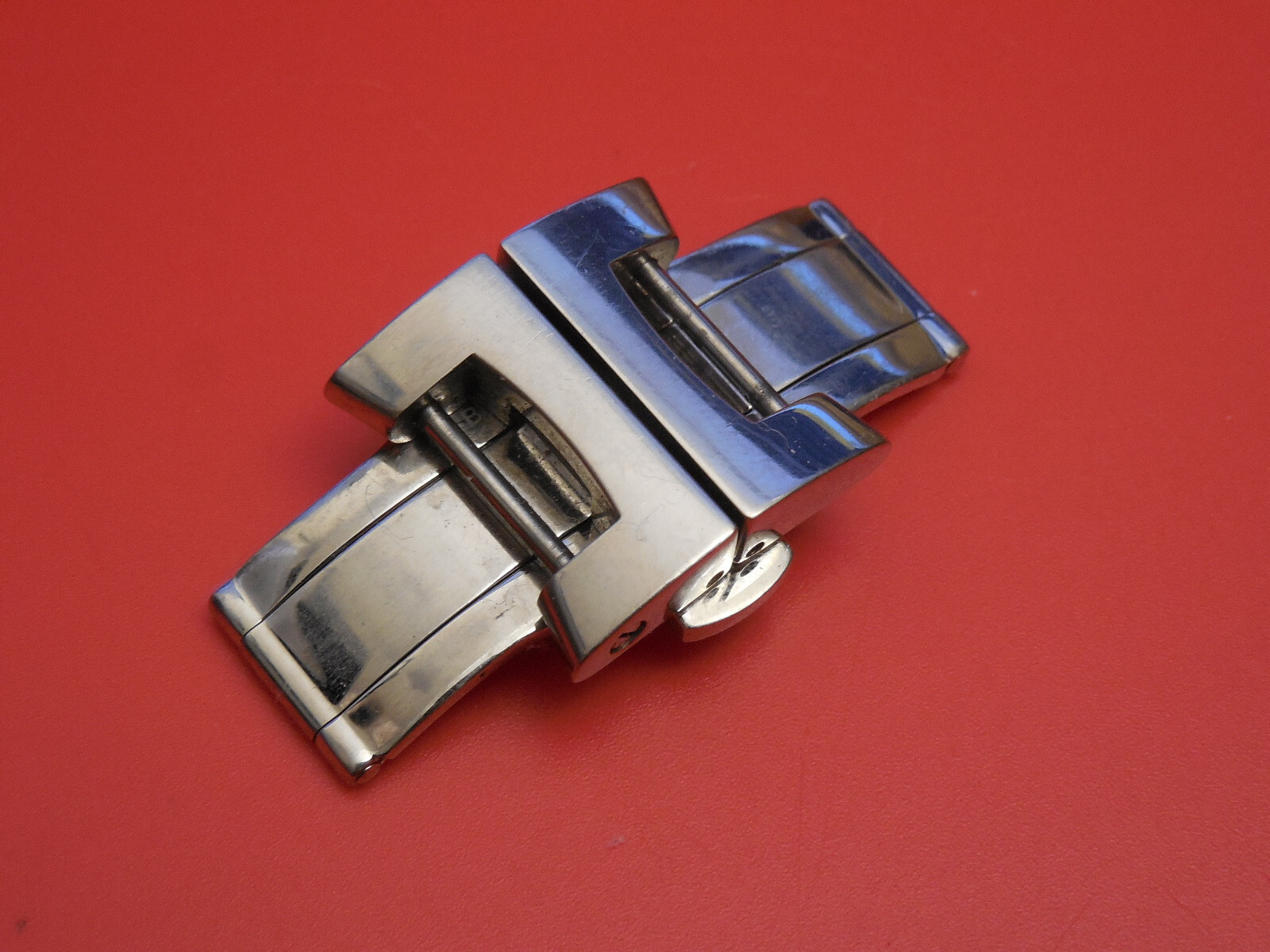 BAUME MERCIER SOLID SS CAPELAND GM AUTOMATIC STRAP BAND BRACELET BUCKLE 19MM