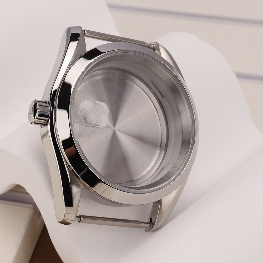 39.2mm Man Watch Case 316 Stainless Steel 10ATM For Seiko NH34 35 36 38 Movement