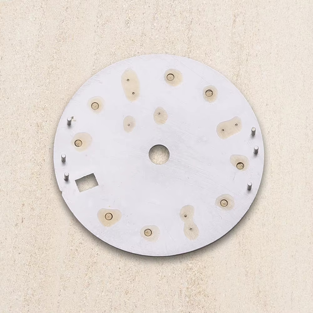 GMT Dial 29.0mm White- with S Logo for watch moding – fits NH34