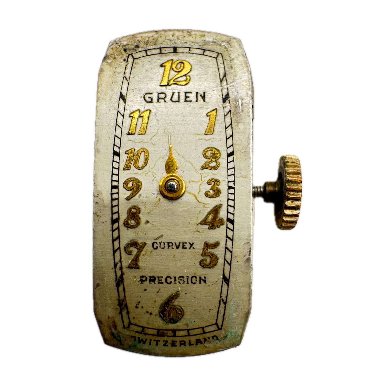 Vintage 10mm Gruen Curvex Precision Mechanical Ladies Wristwatch Movement