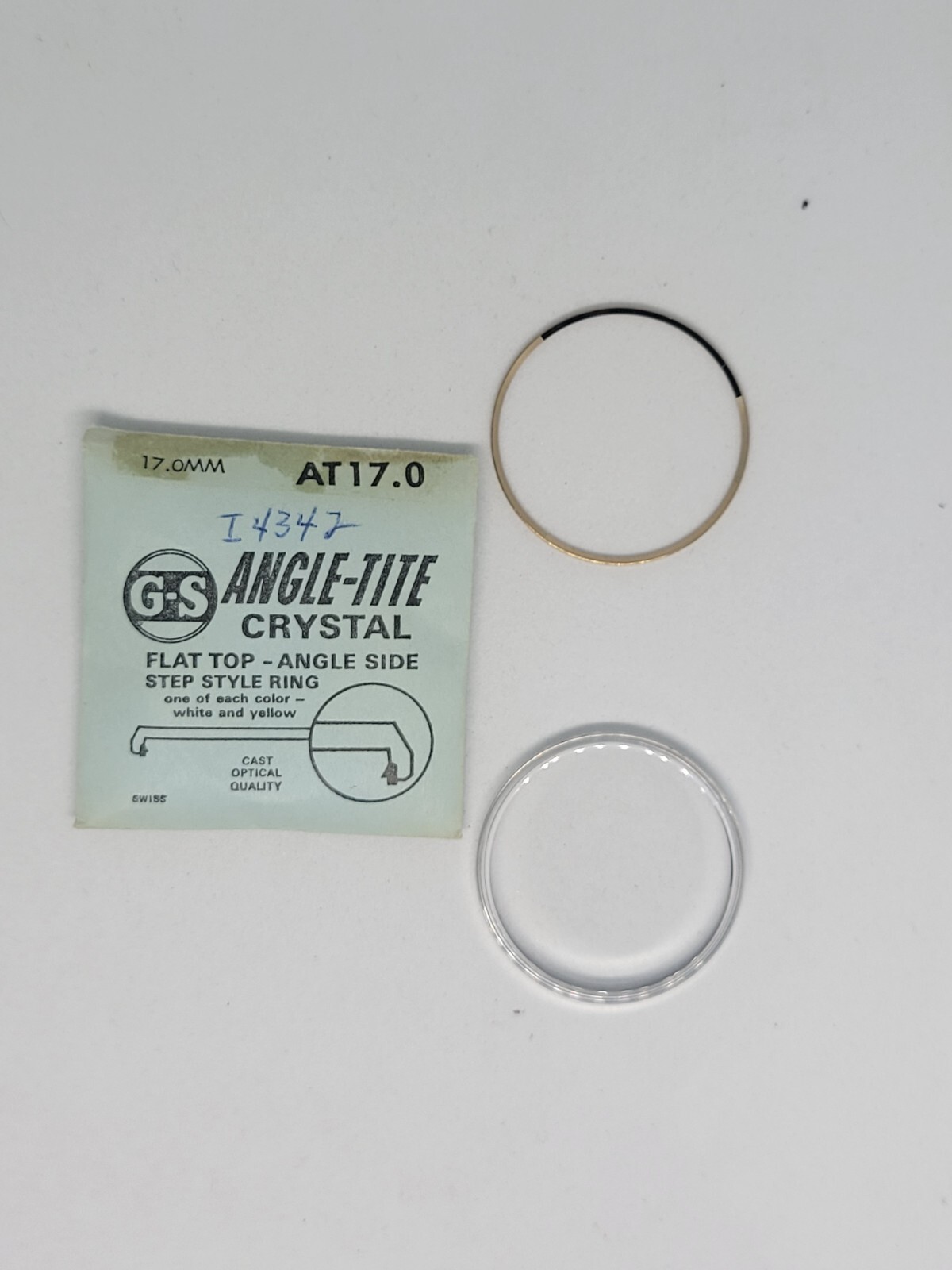 GS Angle-Tite (AT) Waterproof Crystal w/ Silver & Gold Tension Ring Choose Size