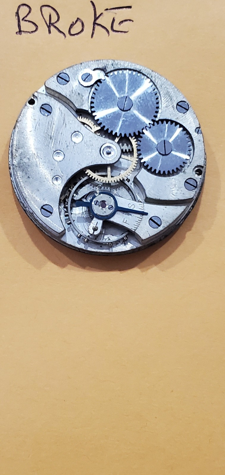 EMPIRE 8 S POCKET WATCH MOVEMENT PW294