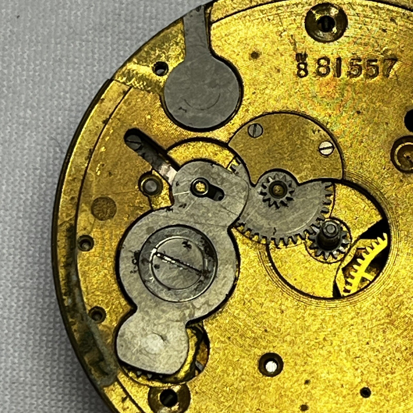 Vintage Elgin National Watch Co. Seven Jewels Round Pocket Watch Movements (#56)