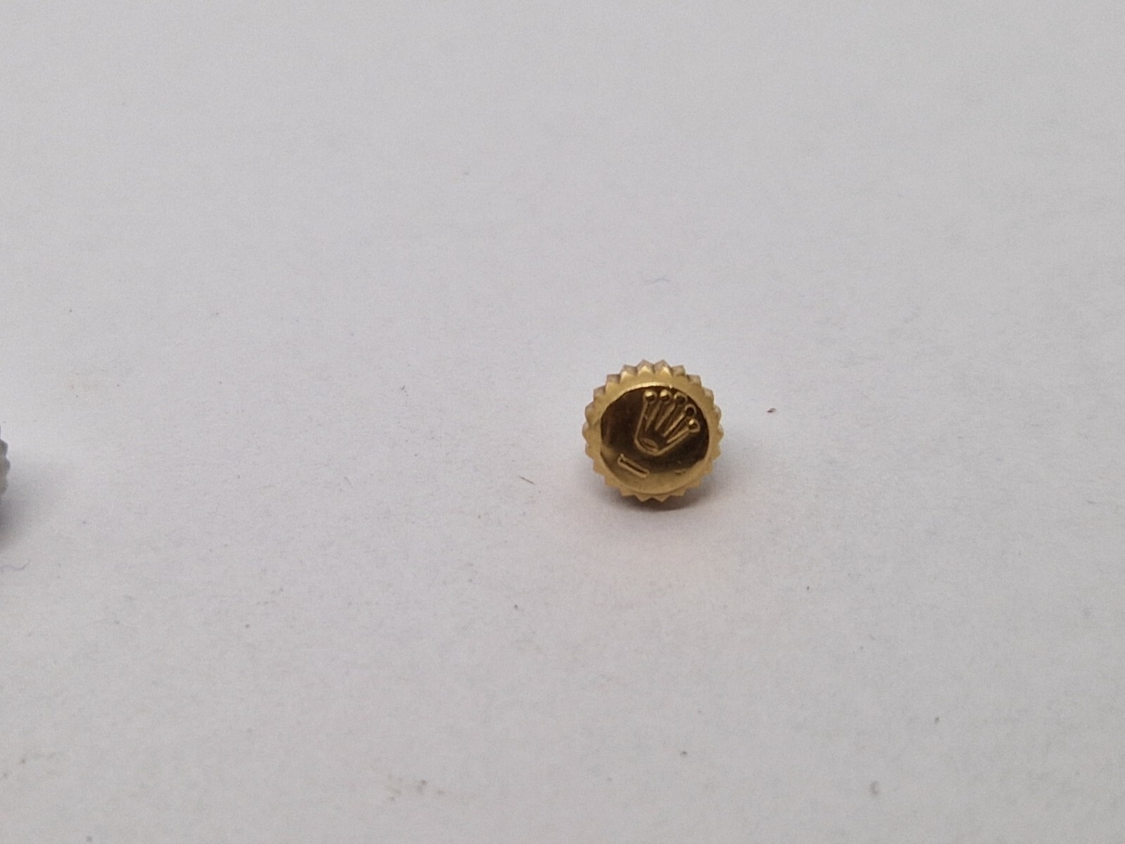 Rolex crown gold colored 6.1 mm genuine / pre owned