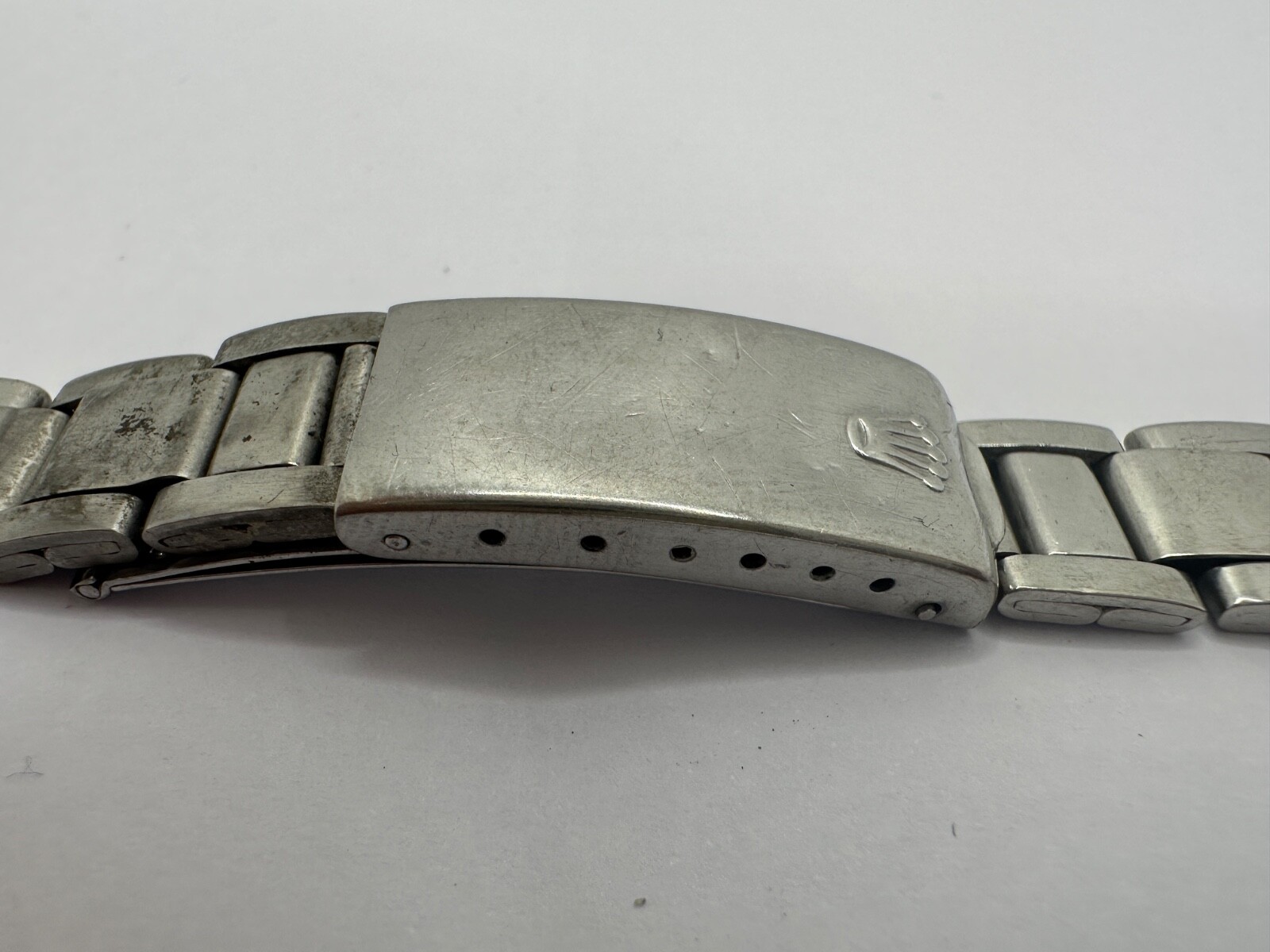 ORIGINAL Rolex 7835 Steel Band Bracelet 19MM 357 Endlinks Oyster From 1976
