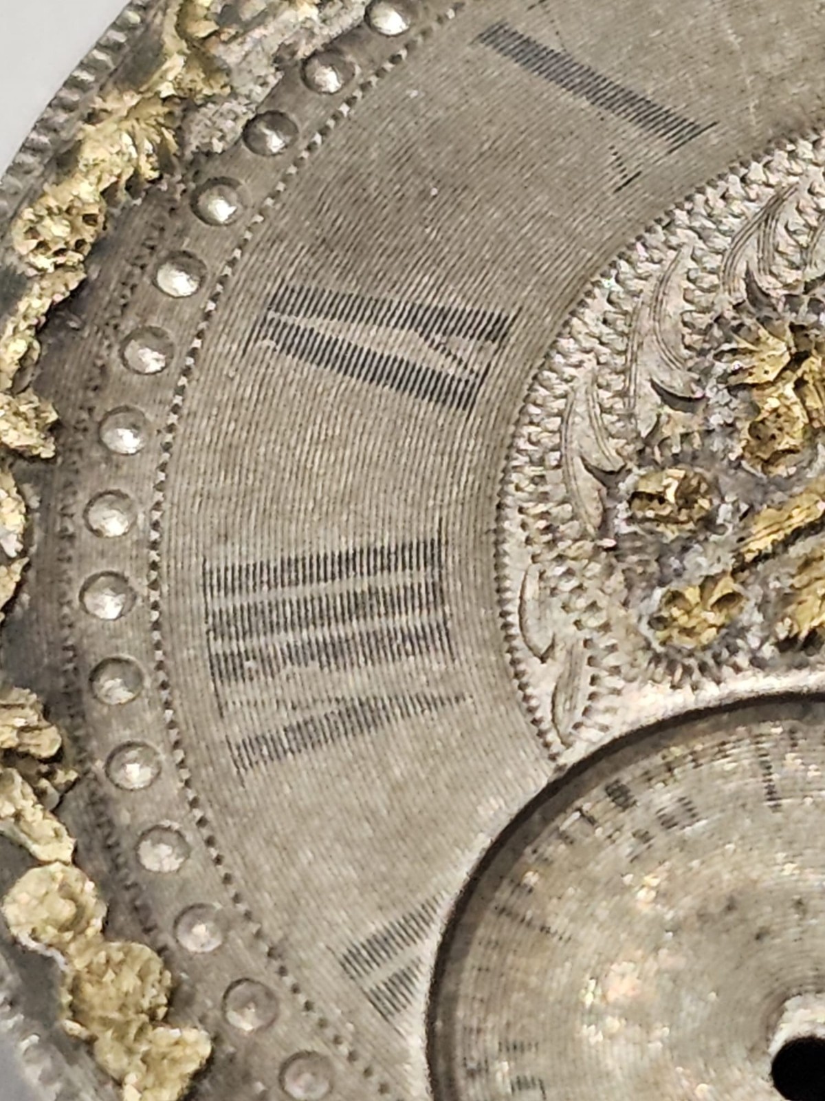 FLEURIER SILVER GOLD POCKET MOVEMENT WITH MALTIC CROSS – NUMBER 147 -…