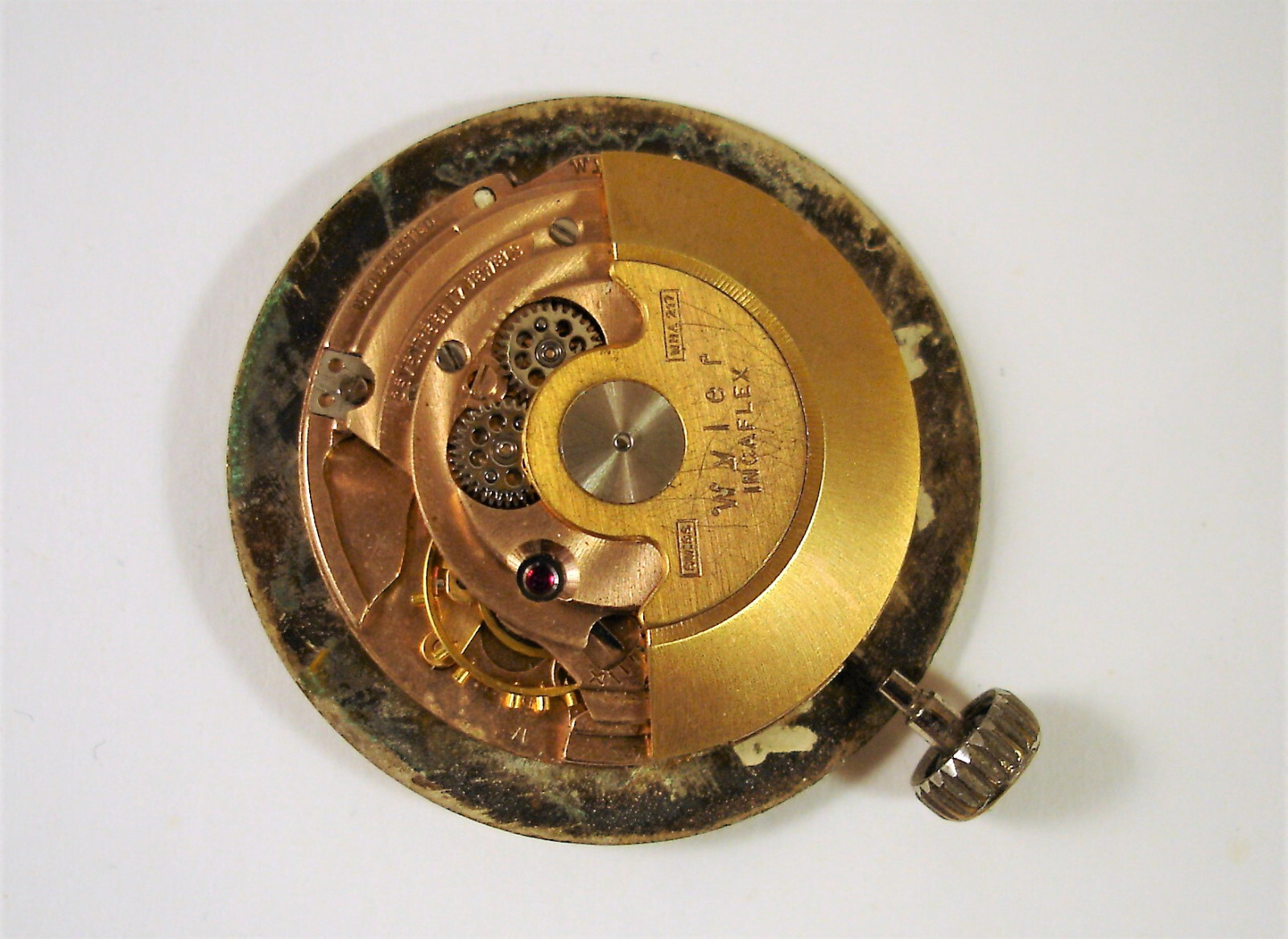 Vintage Wyler Peak Incaflex Automatic Movement Cal.WHA217 – ETA 2472 1970s