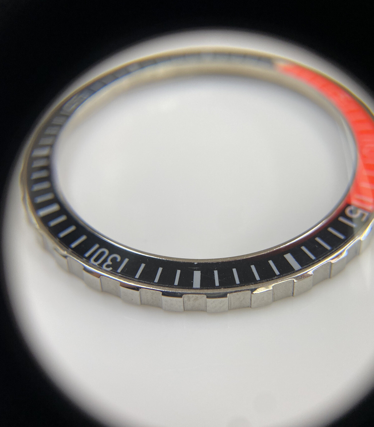 Genuine Bulova Snorkel Bakelite 38mm Bezel Insert Case # 7202-4 Caliber 11AOAACB