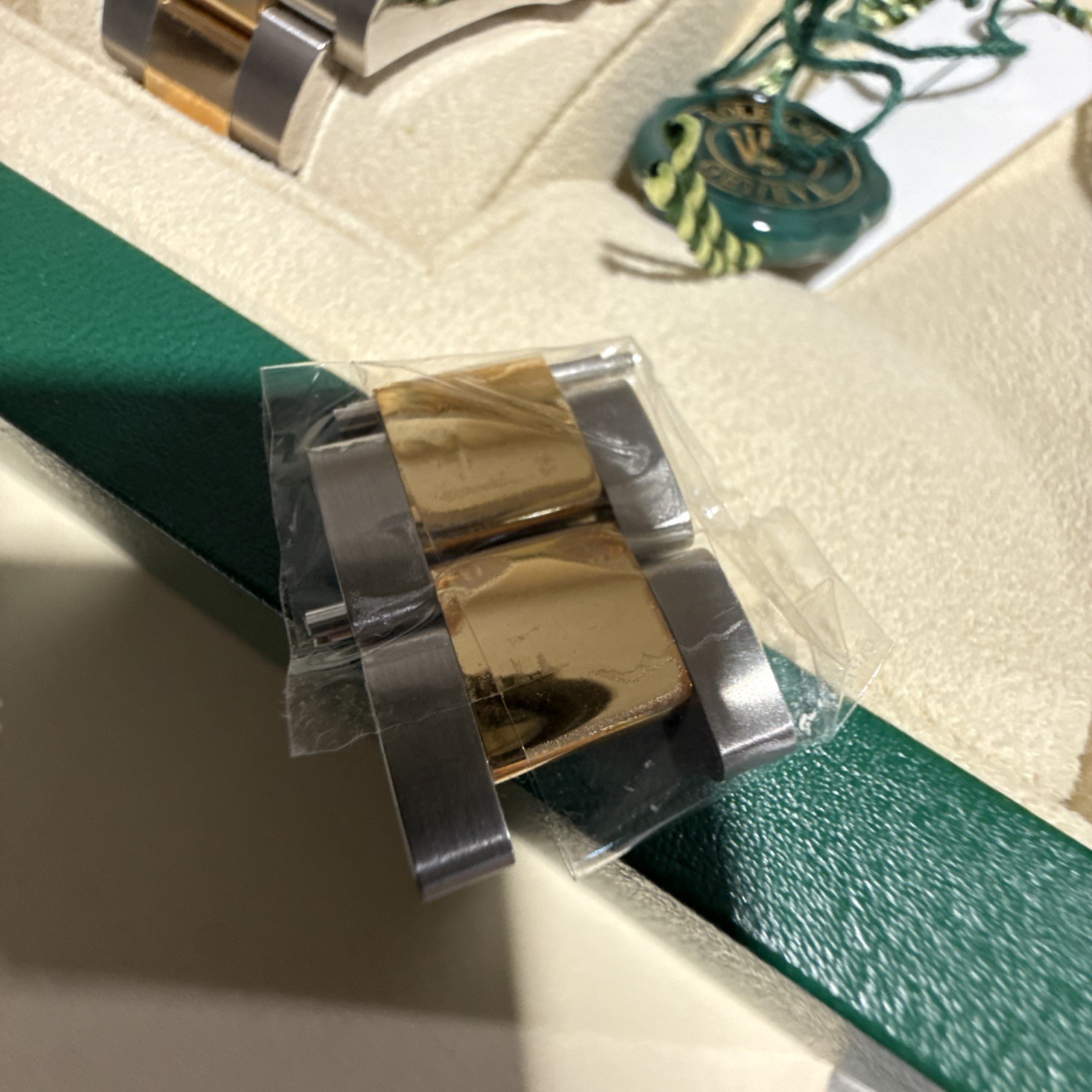 OEM Genuine 18K/SS TWO TONE OYSTER LINK ROLEX DATEJUST, SUBMARINER, GMT MASTER 2