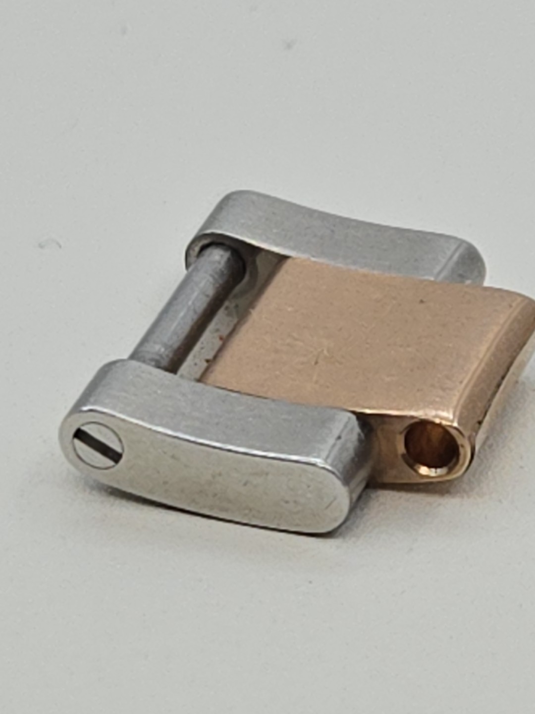 Rolex Oyster Link ,126711,116241 18k Rose Gold, Stainless Steel, 15.5mm , NOS