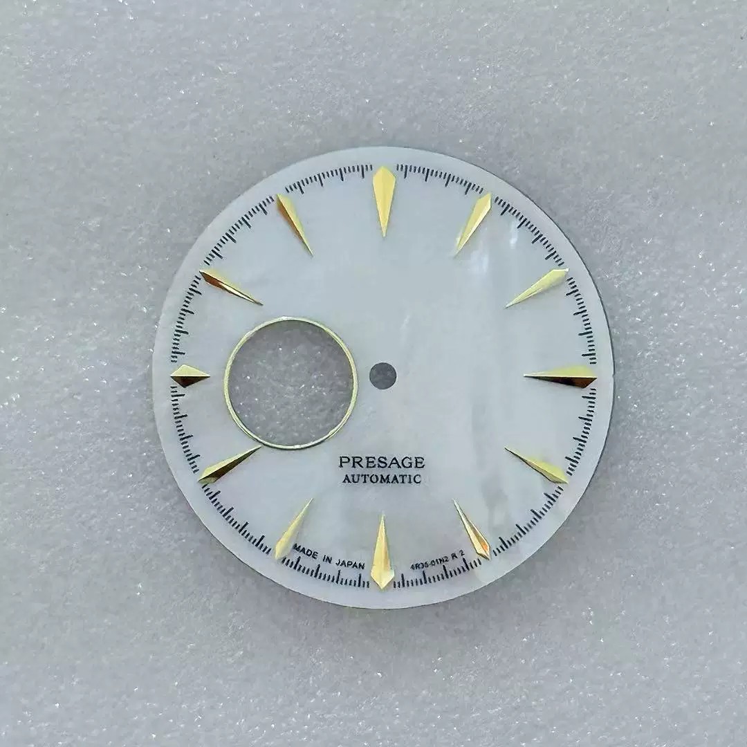 35mm Hollow Out Fritillaria Watch Dial No Lume for Nh38 Nh70/72 Movement Parts