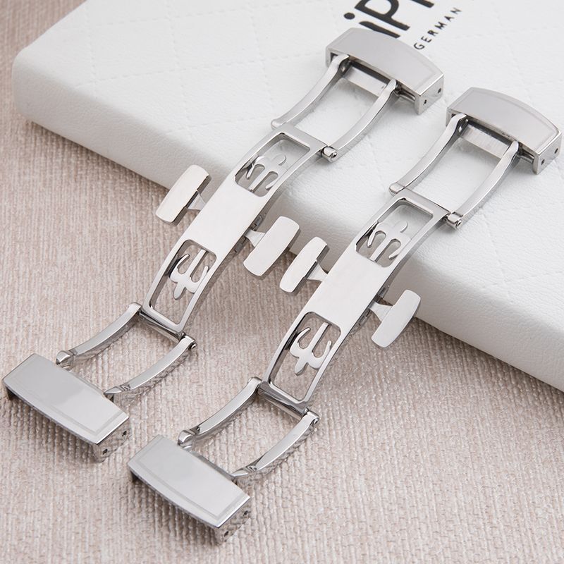 Fit for Patek Philippe Aquanaut Models 16 18mm Steel Folding Buckle Clasp