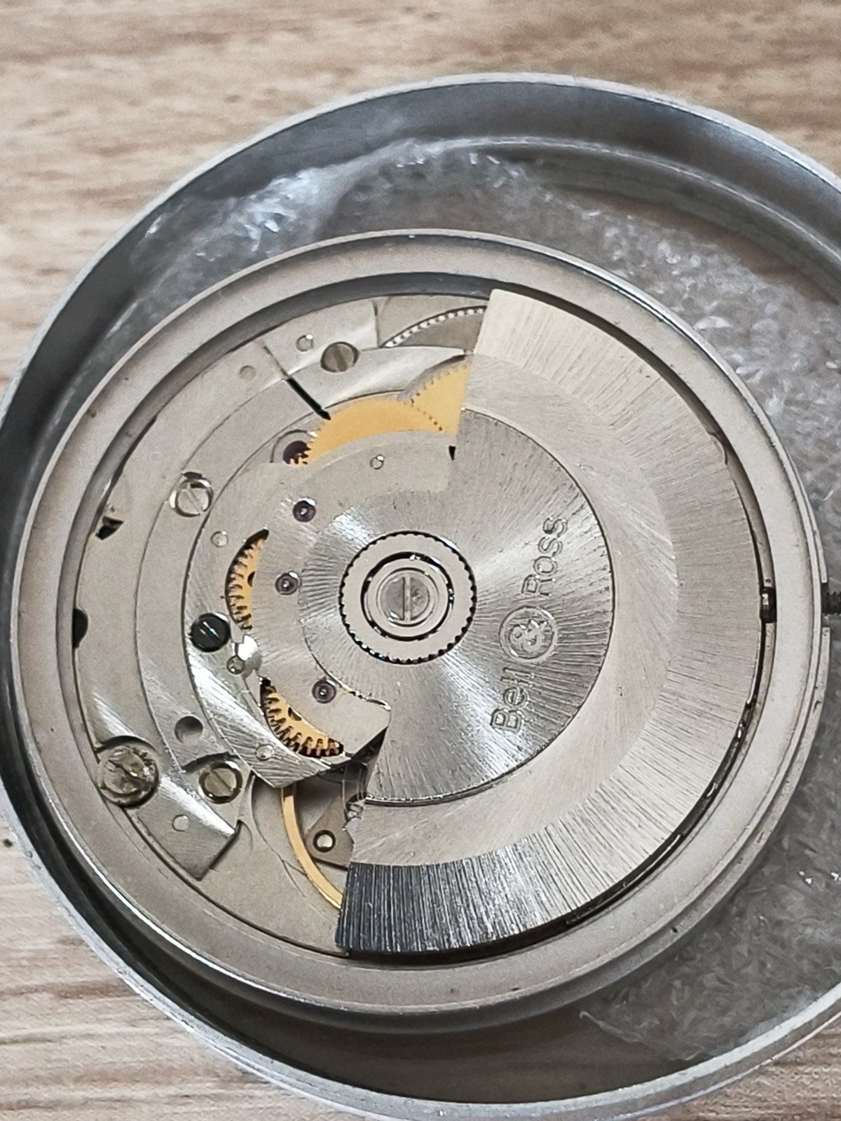 Bell And Ross Watch Movement None Running For Parts Or Repair