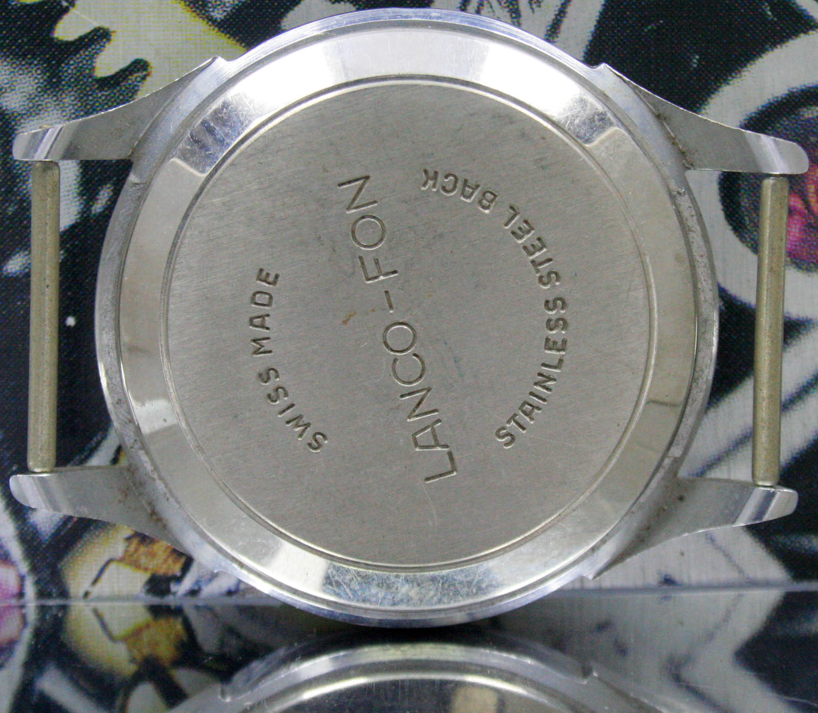 LANCO FON One Key Alarm Vintage Watch case for Spares Only