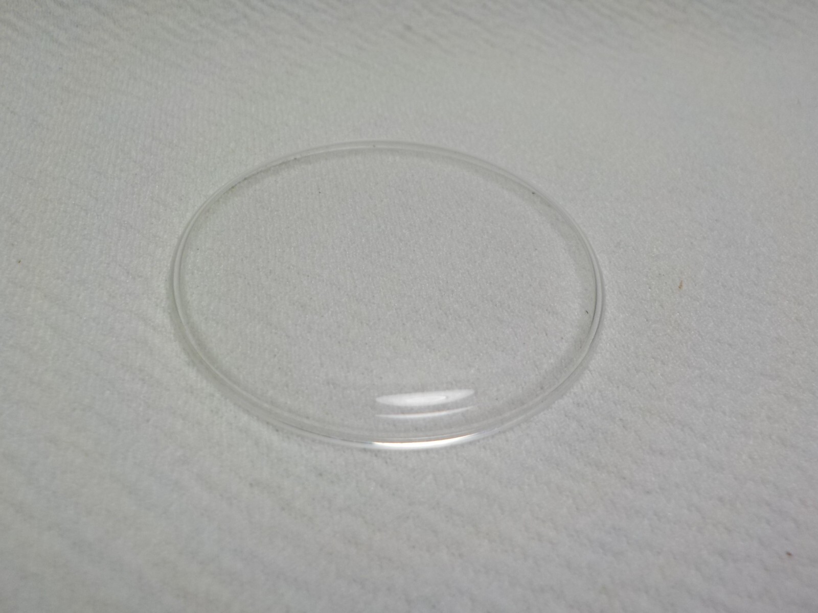 STELLA ROUND WATCH CRYSTAL LOW DOME WEDGE LEDGE REPLACEMENT 371 38 1/2 LD #214