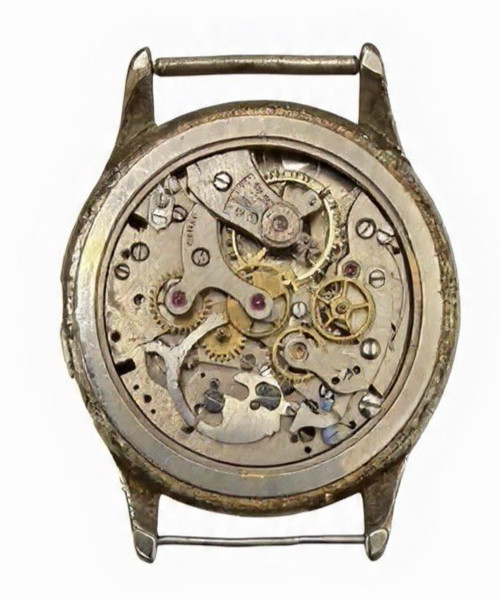 LANDERON 48 movement chronograph Cauny Prima for spare part steering wheel bad