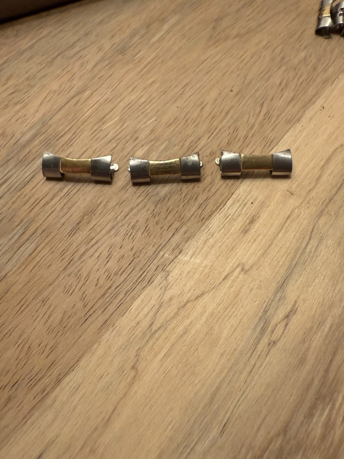 Rolex 18K & SS Oyster bracelet End links 401B for Submariner Factory Watch Part
