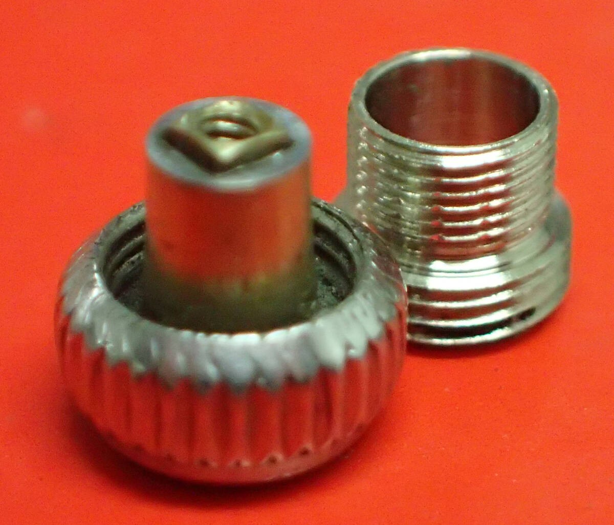 Genuine ROLEX PATENT Crown & Tube Set 6.1mm Bubbleback Oyster Royal #412