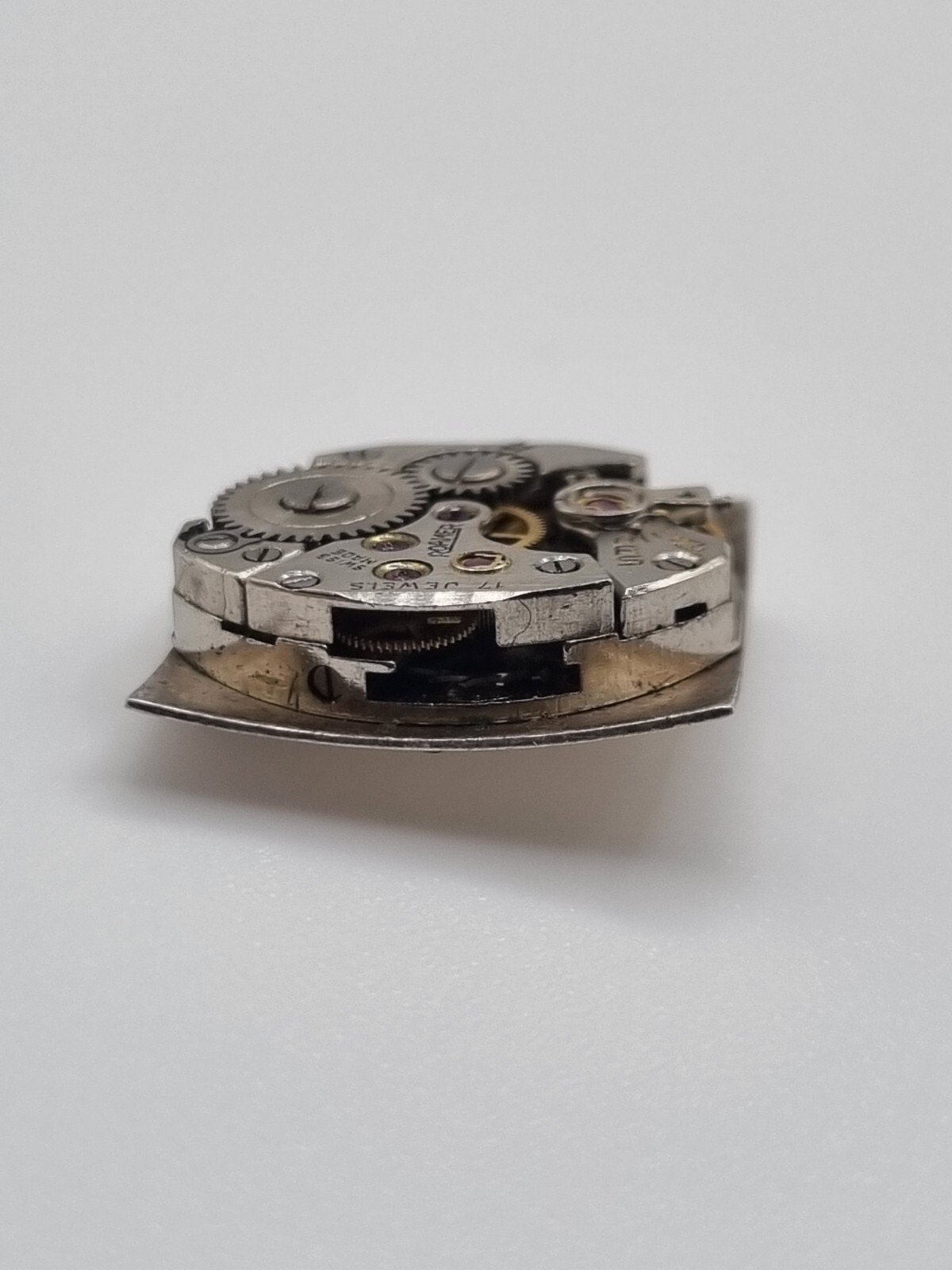 Roamer Manual Wind Watch Movement Vintage 17 Jewels Swiss Made 15.8mm Untested